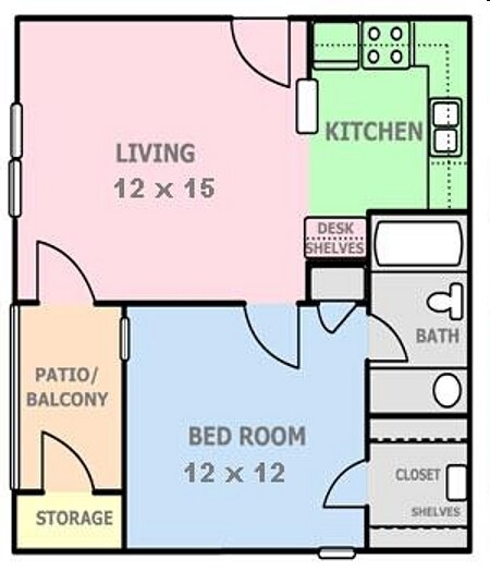 Unit 1814 floor plan